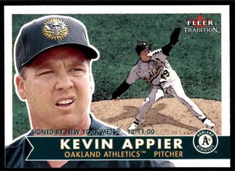 CARTES DE BASEBALL 2001 Fleer Tradition Kevin Appier 316 EUR 1 94