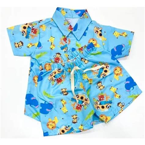 Conjunto Infantil Arca De Noe Menino Mauricinho Festa Shopee Brasil