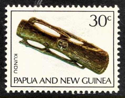 Stamp Station Perth Papua New Guinea Musical Instruments Mng