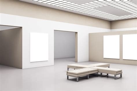 Premium Photo Modern Exhibition Hall