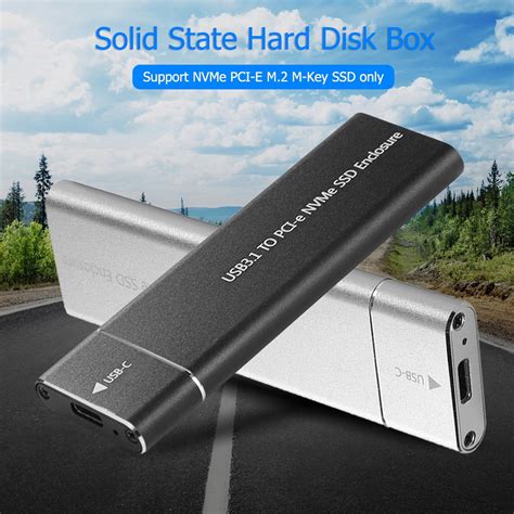 Gabinete Ssd Usb Tipo C M Nvme Gbps M Key Pci E Gabinete M Vel