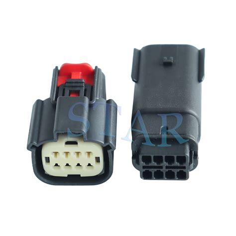 33482 0801 33472 0801 Molex Mx 150 Male Female Connector 8 Pin Black