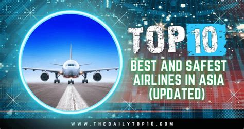 Top 10 Best and Safest Airlines in Asia (Updated)