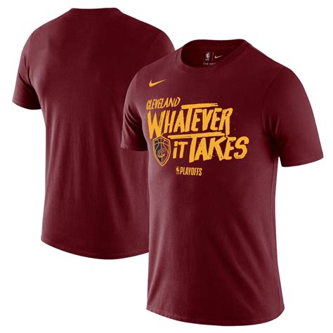 Cleveland Cavaliers Nike 2018 Nba Playoffs Mantra Legend T Shirt Wine