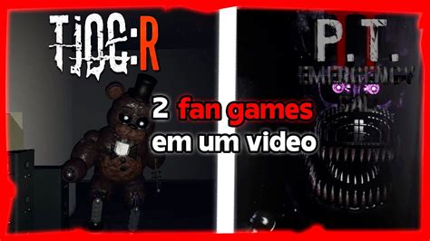 2 Fan Games De Fnaf Em 1 Video Youtube