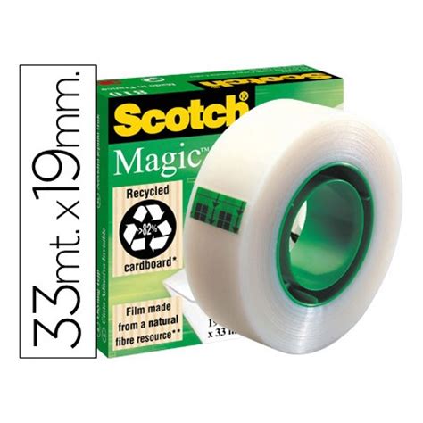 Cinta Adhesiva Scotch Magic Mt X Mm Materialescolar Es