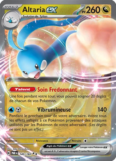 Altaria Ex Carlate Et Violet Faille Paradoxe Pok P Dia