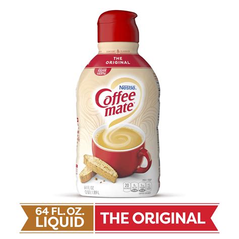 COFFEE MATE The Original Liquid Coffee Creamer 64 Fl Oz Bottle Non