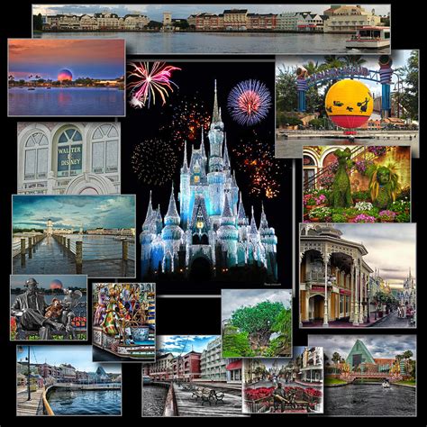 Walt Disney World Collage Photograph By Thomas Woolworth