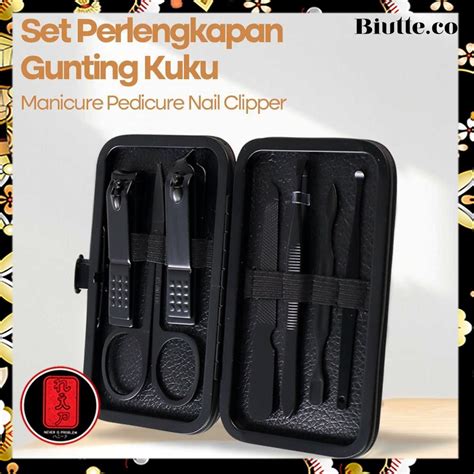 Jual Biutte Co Set Perlengkapan Gunting Kuku Manicure Pedicure Cutters