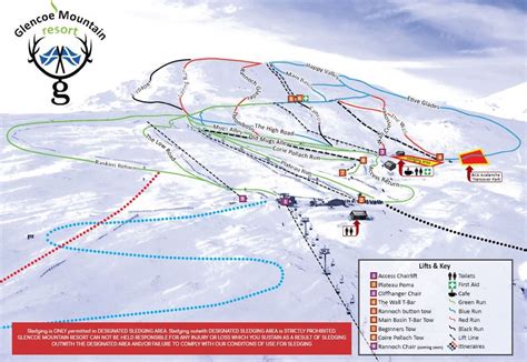 Glencoe Piste Map | Ski Maps & Resort Info | PistePro