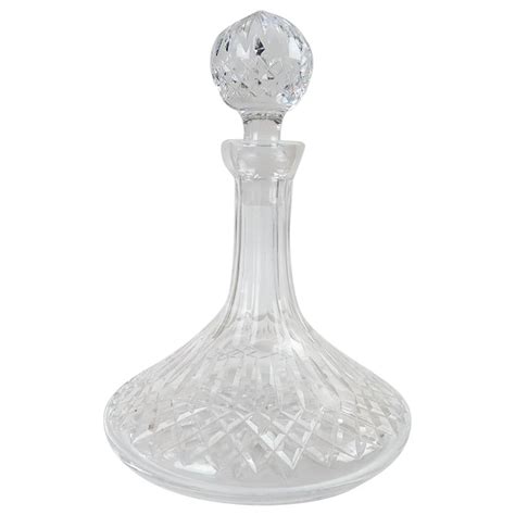 Vintage Waterford Lismore Crystal Ship Decanter For Sale At 1stdibs