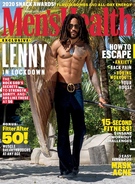 Lenny Kravitz Covers November Issue of Men's Health - Tom + Lorenzo