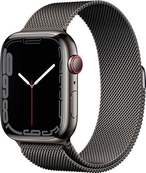 Best Buy Apple Watch Series 7 GPS Cellular 45mm Graphite Stainless