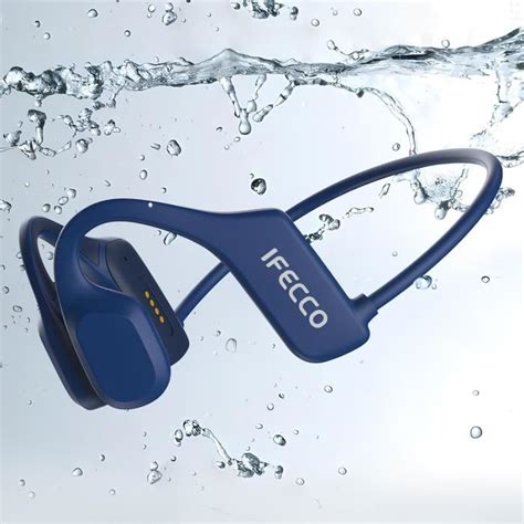 Ifecco Casque Conduction Osseuse Bluetooth Casque De Natation