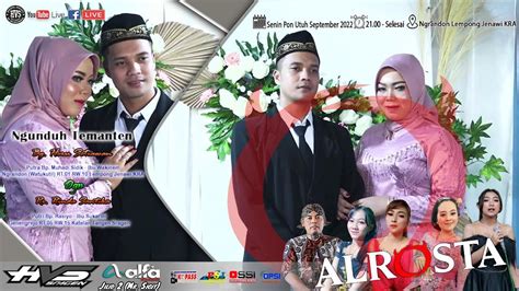 Live Stream Wedding Heru Tika Campursari Alrosta Music Alfa Audio