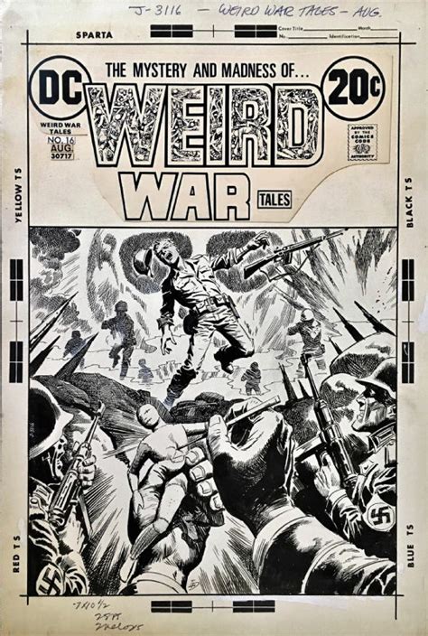 Weird War Tales 16 1973 In Steve Kro S Covers Luis Dominguez