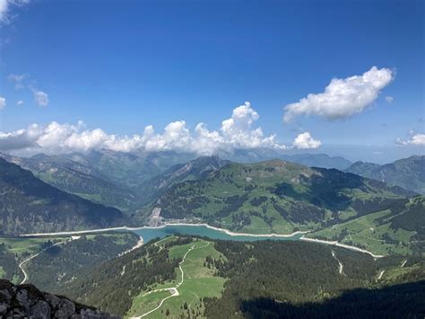 Gipfelausblick Zum Lac De L Hongrin Fotos Hikr Org