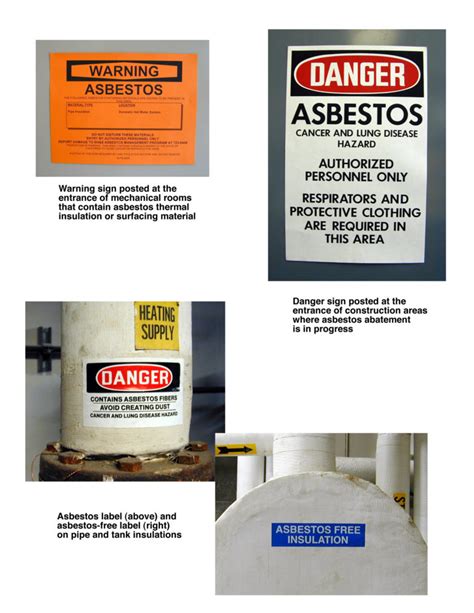 Asbestos Fact Sheet Stanford Environmental Health And Safety