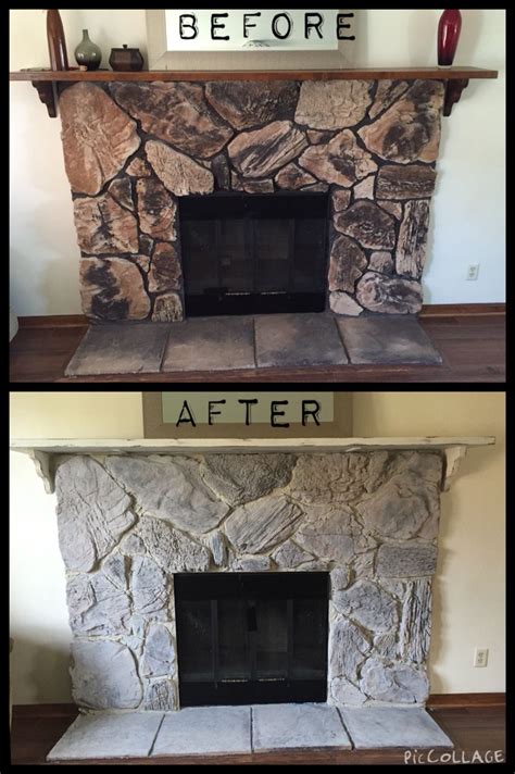 How To Whitewash A Brick Fireplace With Chalk Paint Fireplace Guide