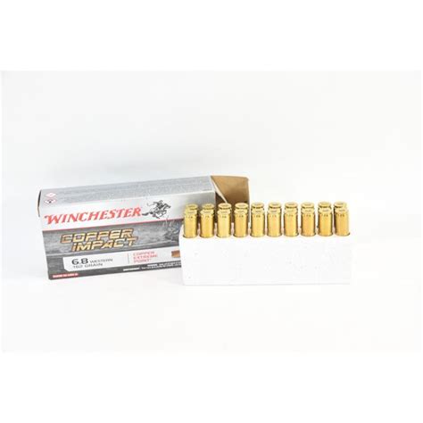 20 Rounds Winchester 6 8 Western Copper Impact Extreme Point 162gr Ammunition Landsborough