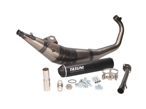 Yasuni R Max Exhaust System Black For Aprilia Rs Mbk X Power Rieju