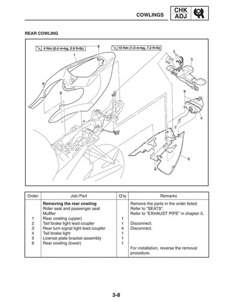 Yamaha Yzf R1 2004 Service Manual Lit 11616 17 55 5 Vy 28197 10