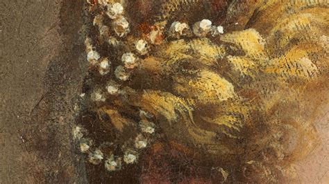 Titian Details From Venus With A Mirror C1555 A Close Up Showing