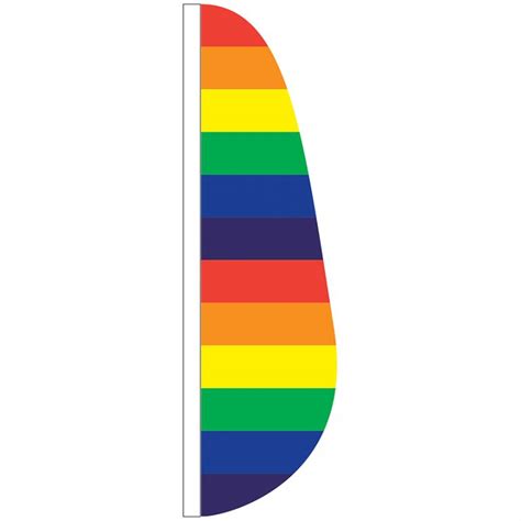 Pride Rainbow Feather Flags Hanover Flag Company