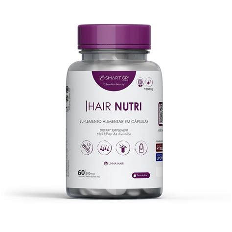 Suplemento Alimentar Smart Gr Hair Nutri Capsulas Mg Shopee