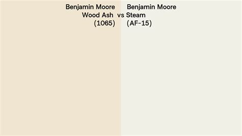 Benjamin Moore Wood Ash Vs Steam Side By Side Comparison