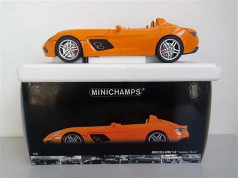 MERCEDES BENZ SLR Mclaren Stirling Moss 1 18 MINICHAMPS Orange