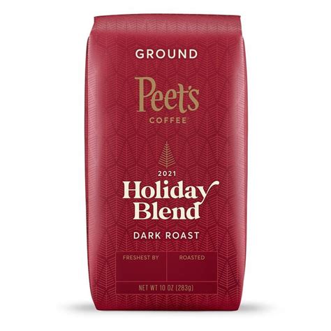 Peet S Coffee Dark Roast Ground Coffee Holiday Blend 2021 10 Ounce