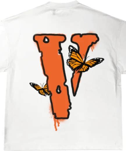 Juice Wrld X Vlone Butterfly T Shirt Vlone Clothing