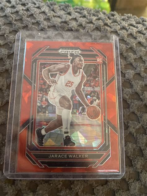 2023 24 Panini Prizm Draft Picks Red Ice Jarace Walker RC 33 TS1 EBay