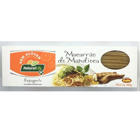 Macarr O De Mandioca Sem Gl Ten Natural Life G Organi Ecomercado