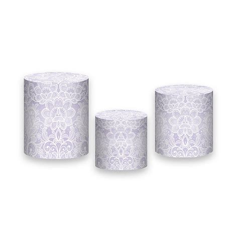 Trio De Capas De Cilindro Ch De Lingerie Llil S Suave Via Cores Paineis De Festa