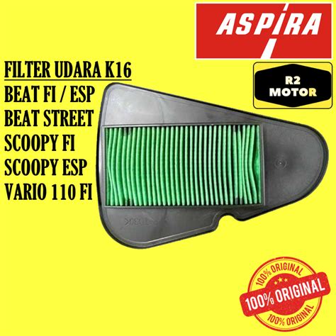 Jual FILTER SARINGAN UDARA K16 ASPIRA BEAT FI ESP POP ESP SCOOPY FI ESP