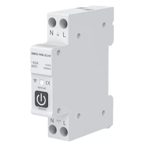 Smart Life Avec Disjoncteur Intelligent Tuya Wifi P Din Rail