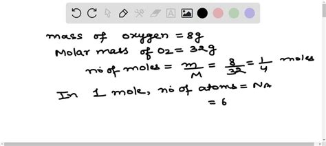 Solved Calculate The Number Of Gram Atoms In G Of Oxygen