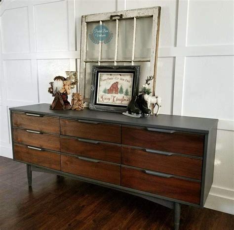 Mid Century Modern Dresser Refinished Mid Century Modern Dresser Mid