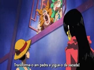 One Piece Episodio 417 O amor é um furacão Hancock apaixonada