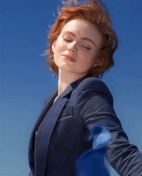 Sadie Sink Armani Designer Glow 2024 • Celebmafia