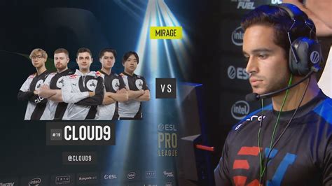 Eunited Bounce Back Vs Cloud On Mirage Esl Pro League Map Youtube