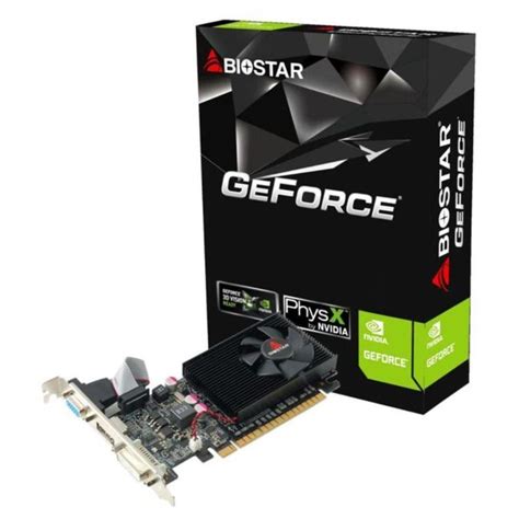 Nvidia Geforce Carte Graphique Gt730 Vram 4gb Ddr3 Biostar Dvi Hdmi Vga