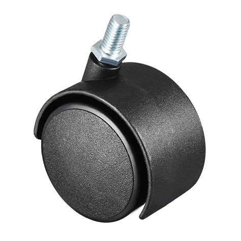 Uxcell Inch Swivel Caster Wheels Nylon Degree Threaded Stem