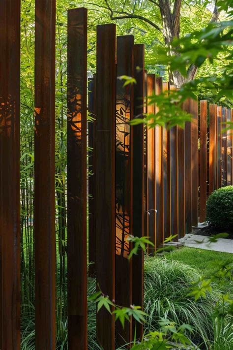 40 Modern Garden Fencing Ideas to Revamp Your Outdoor Area in 2024 ...