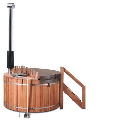 Classic Cedar Internal Wood Fired Hot Tub W X H Person Deep Cedar Hot Tub Barrel
