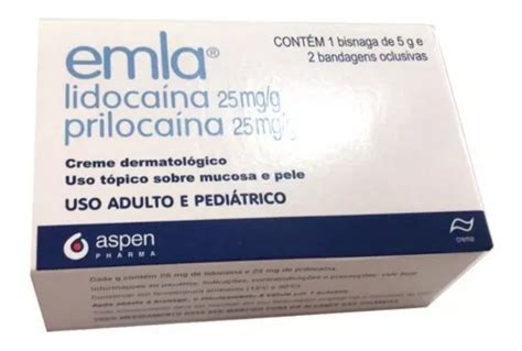 Creme Emla 5g Produto Nacional Original Parcelamento Sem Juros