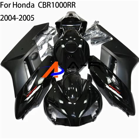 Cbr Rr Black Bodywork Fairings Injection Mold Fairing Kit For Honda